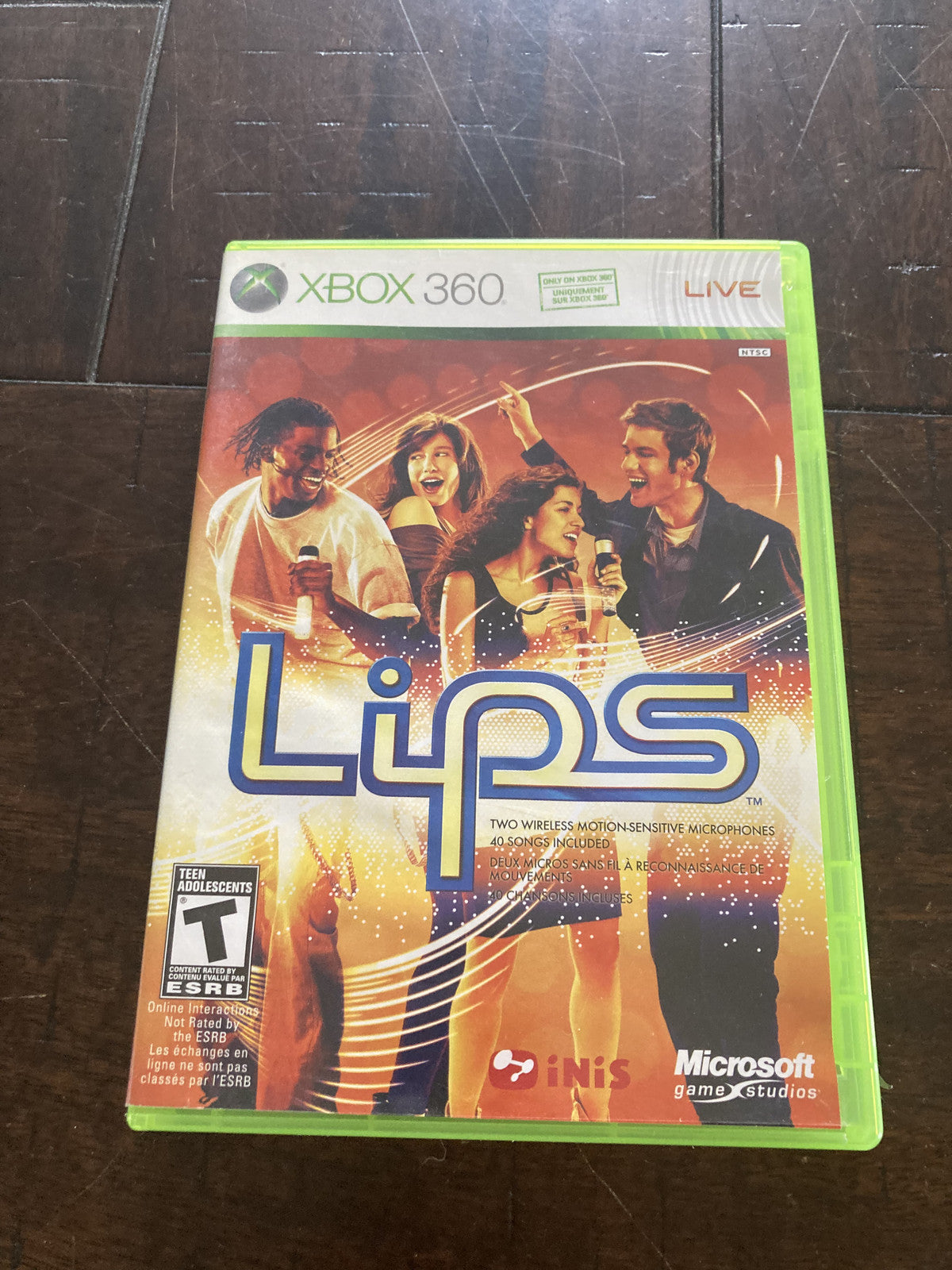 Lips (Microsoft Xbox 360, 2008) CIB COMPLETE