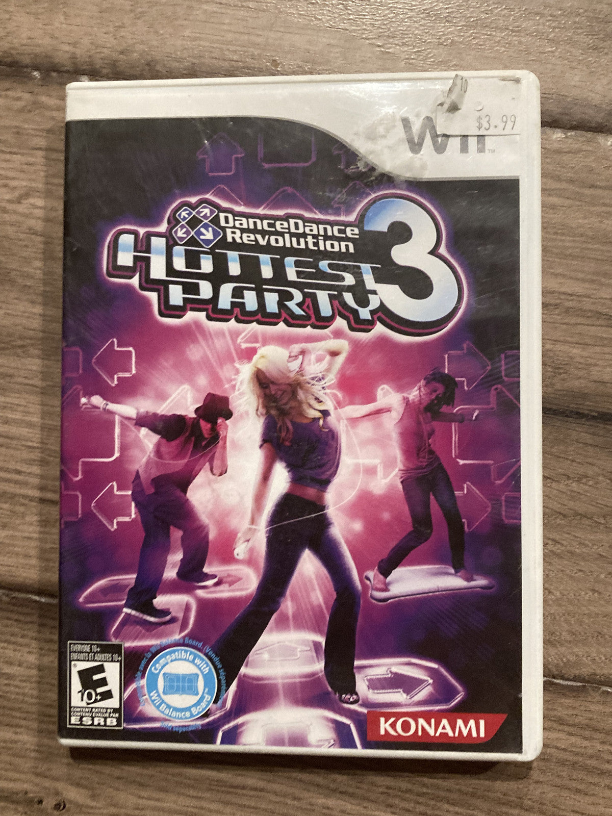 Dance Dance Revolution: Hottest Party 3 (Nintendo Wii, 2009) CIB COMPLETE