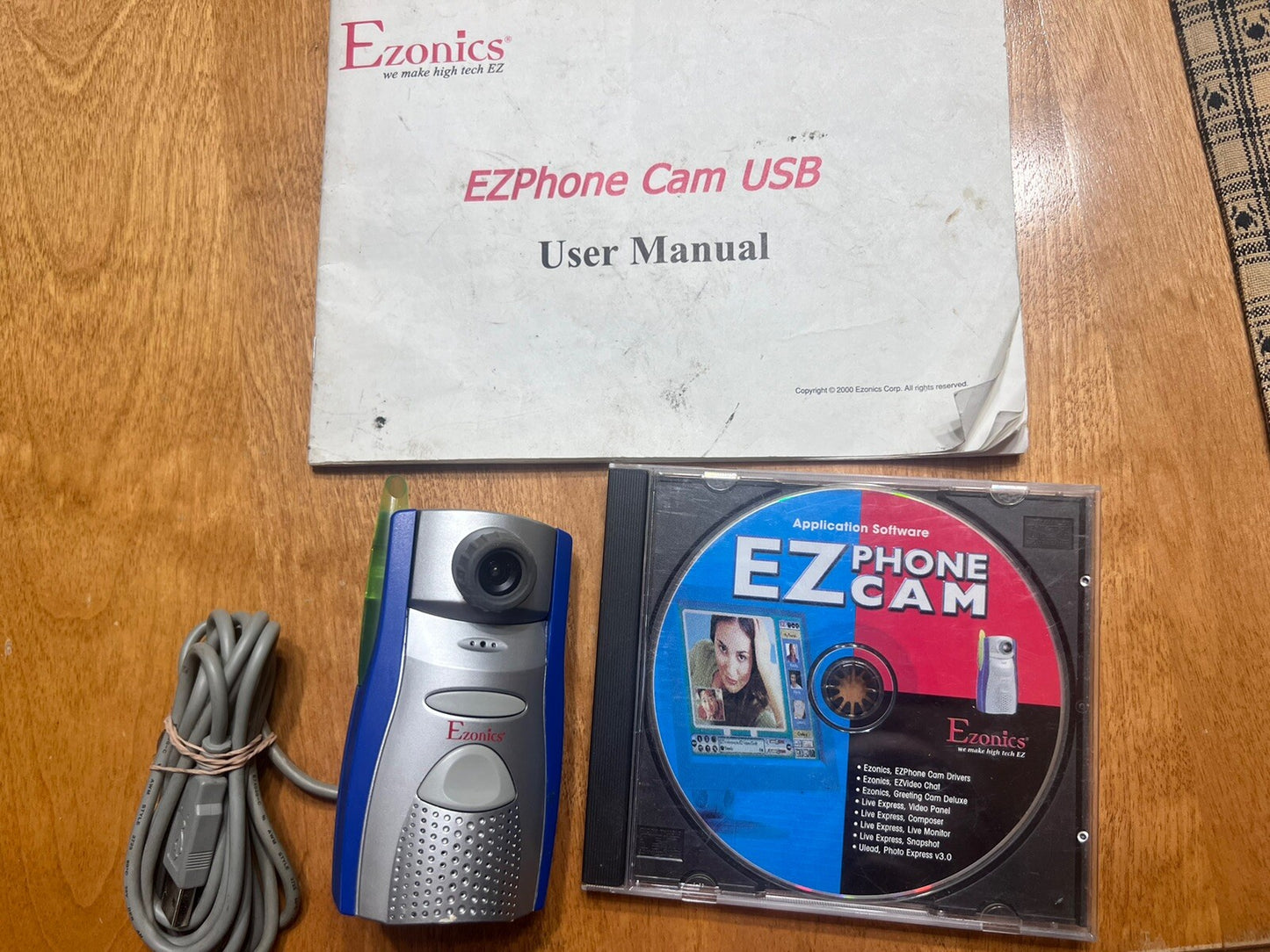 Ezonics EZ Phone Cam USB Digital Video Camera USED