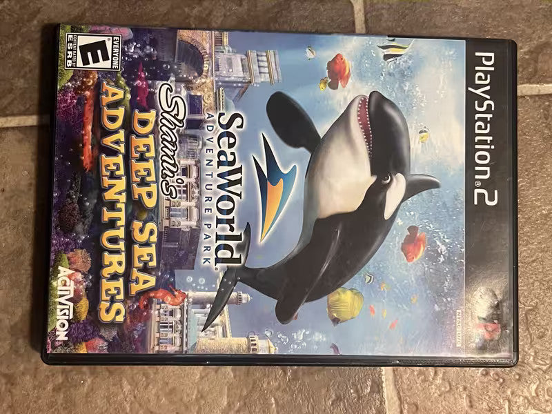 Shamu's Deep Sea Adventures (Playstation 2, 2005) CIB COMPLETE