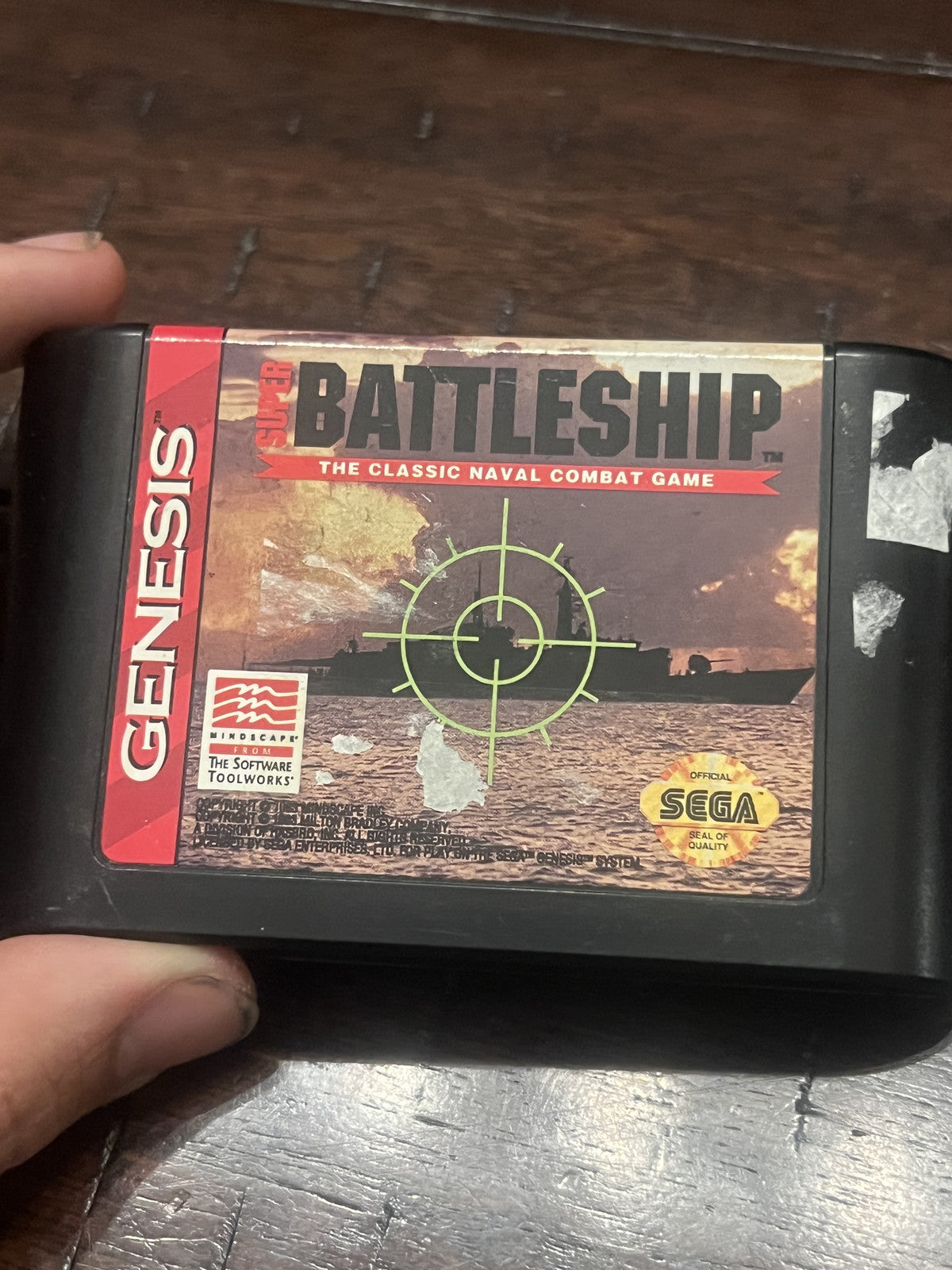 Super Battleship (Sega Genesis, 1993) CART ONLY