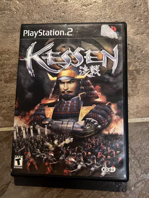 Kessen (Sony Playstation 2 PS2, 2000) CIB COMPLETE