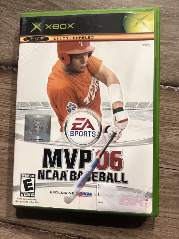 MVP NCAA Baseball 2006 (Microsoft Xbox, 2006) CIB