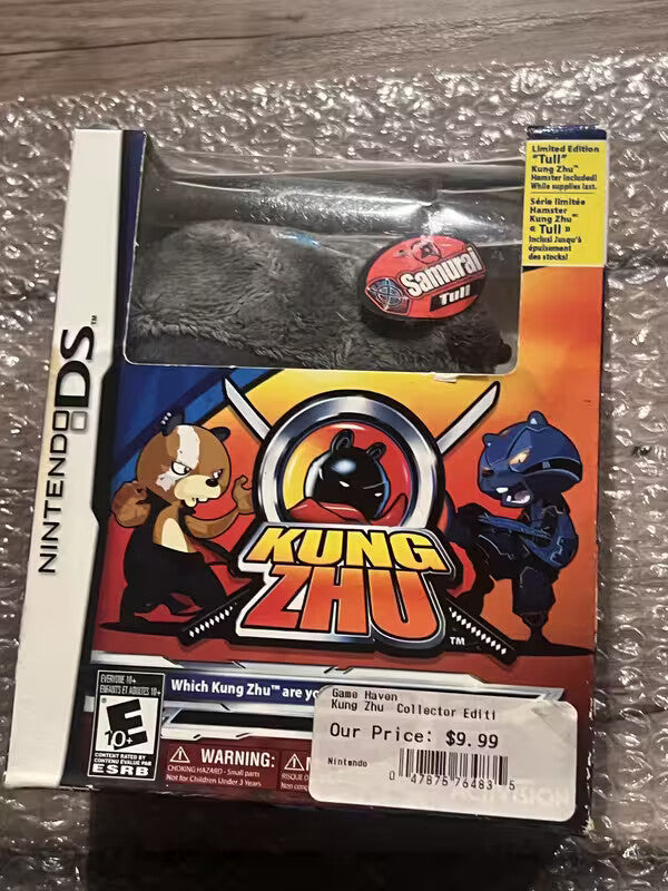 Kung Zhu: Limited Edition (Nintendo DS, 2010) BRAND NEW SEALED