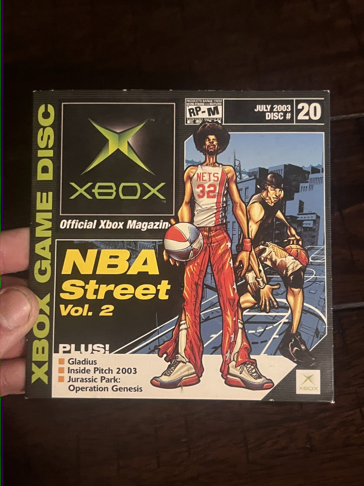 Official Xbox Magazine Demo Disc 20: NBA Street Vol. 2 July 2003 (Xbox) CIB