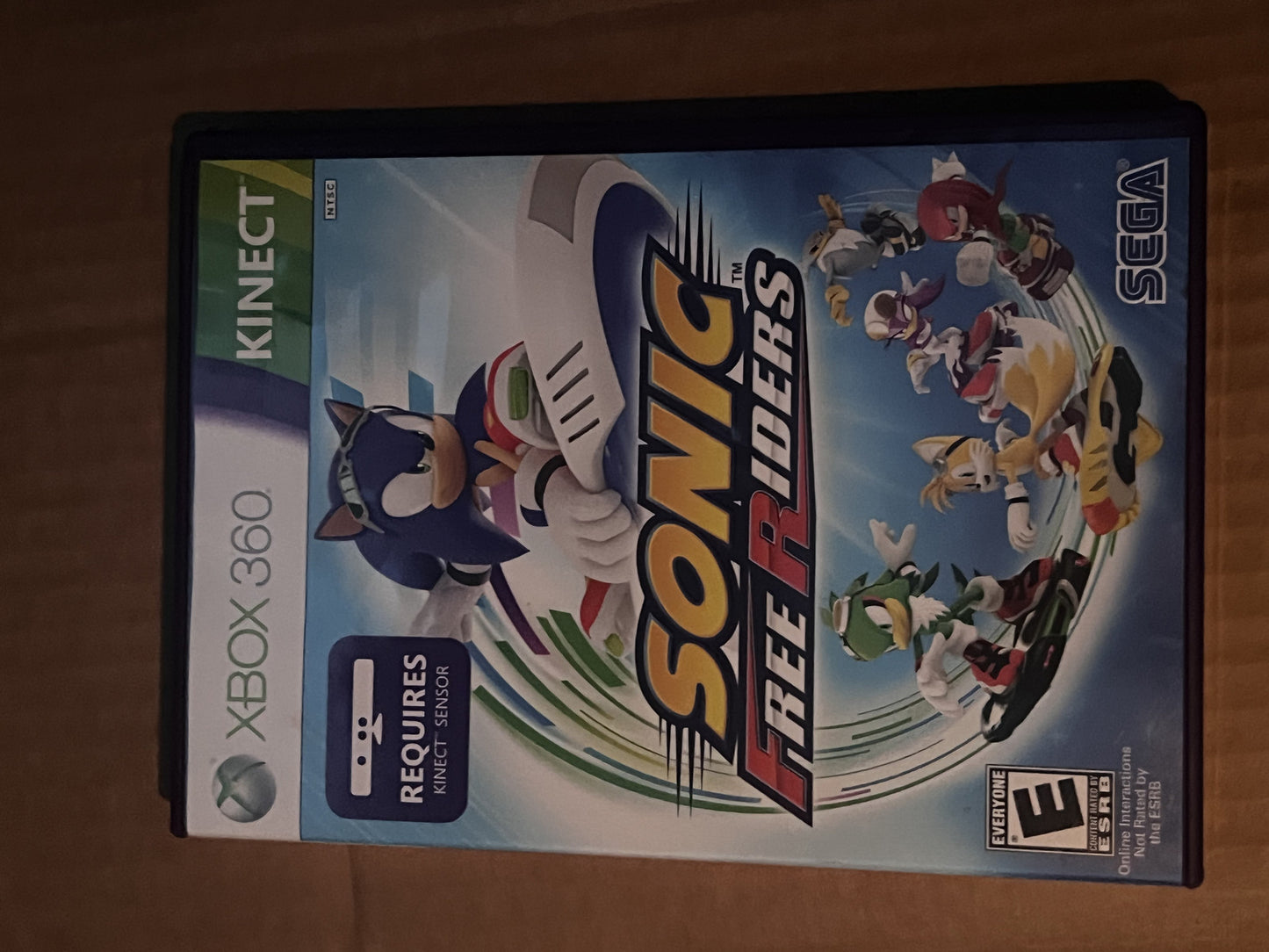 Sonic Free Riders (Microsoft Xbox 360, 2010) CIB COMPLETE