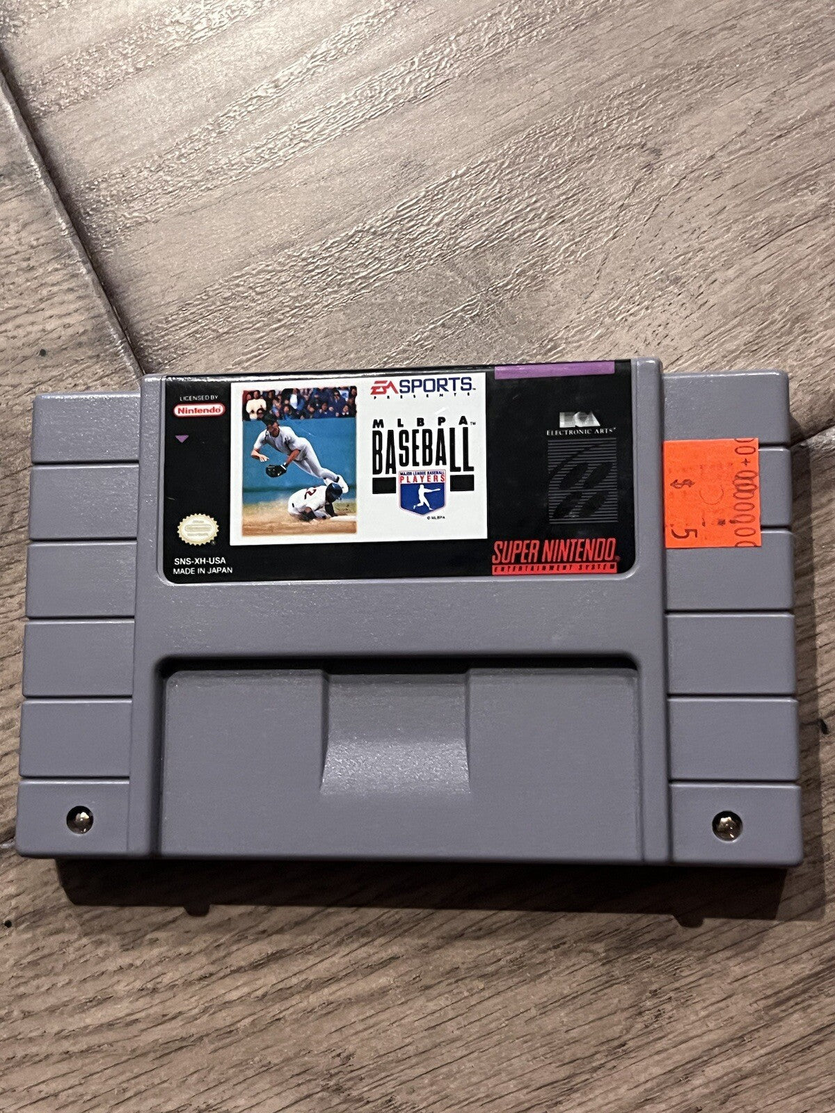 MLBPA Baseball (Super Nintendo Entertainment System SNES, 1994) CART ONLY