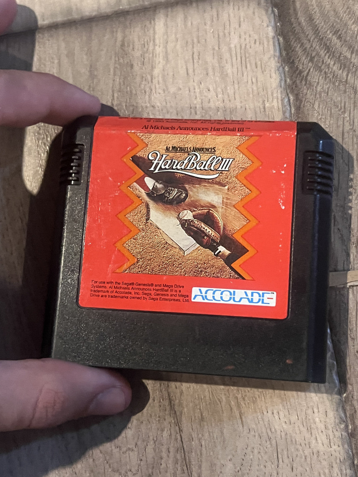 HardBall III 3 (Sega Genesis, 1993) CART ONLY