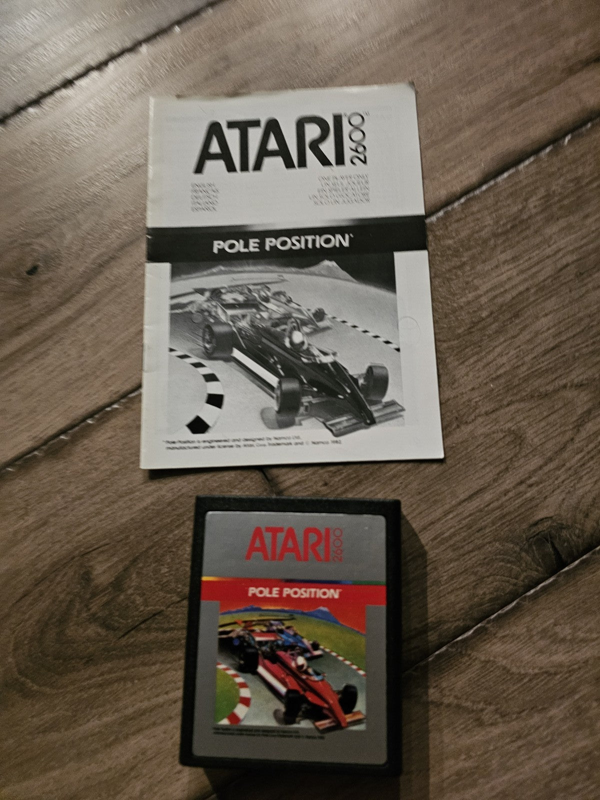 Pole Position (Atari 2600, 1983) CART ONLY WITH MANUAL