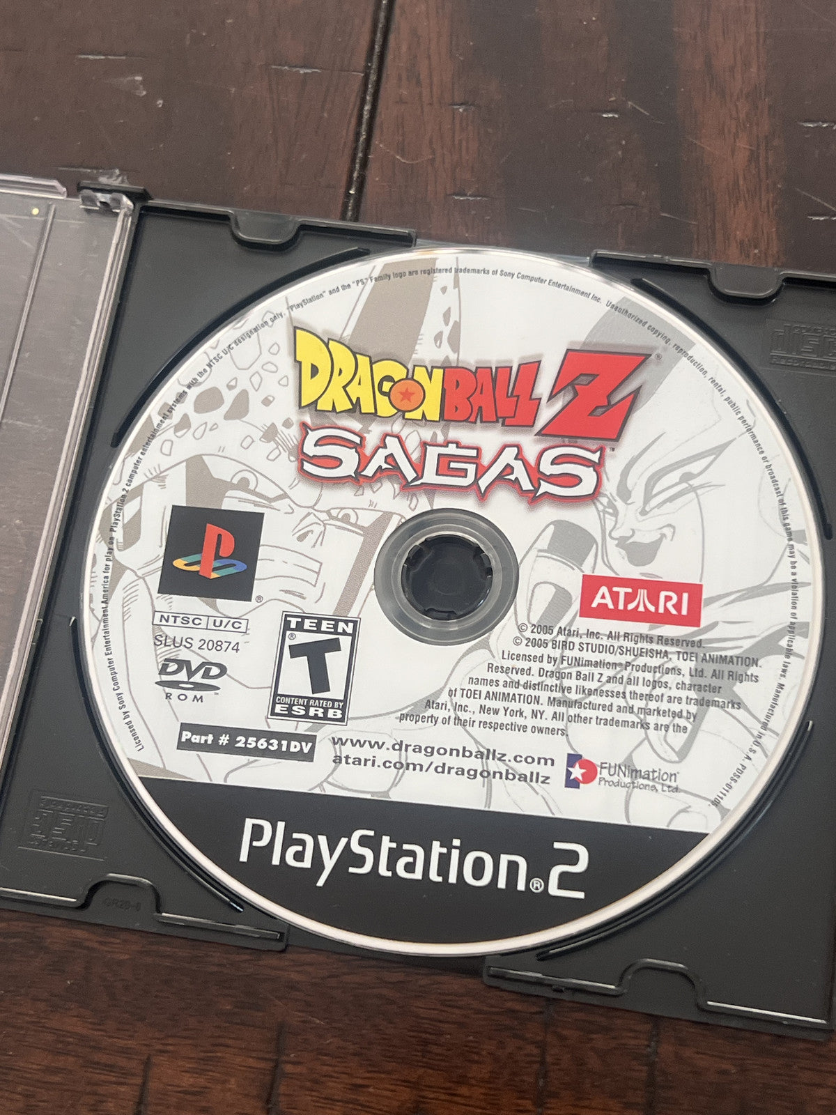 Dragon Ball Z Sagas (Sony Playstation 2 PS2, 2005) DISC ONLY