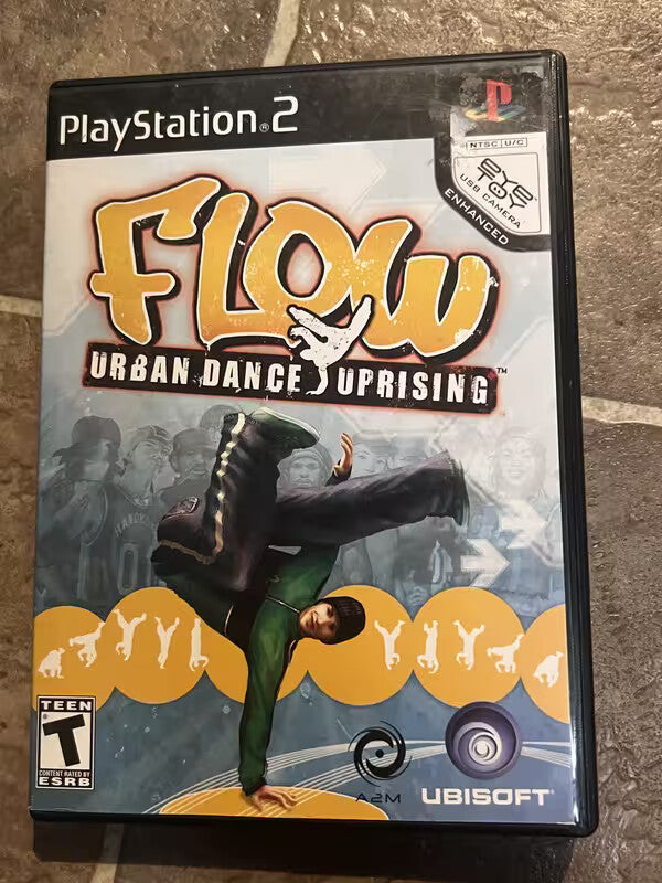 Flow Urban Dance Uprising (Sony Playstation 2 PS2, 2005) CIB COMPLETE