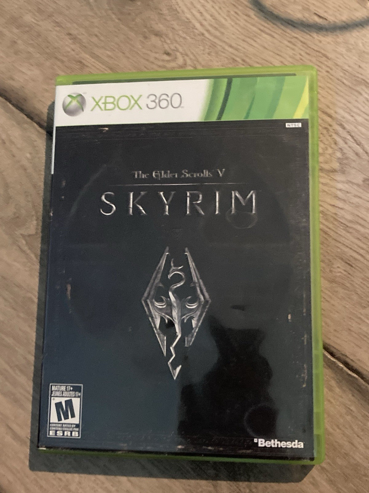 Elder Scrolls V: Skyrim (Microsoft Xbox 360, 2011) CIB COMPLETE WITH MAP