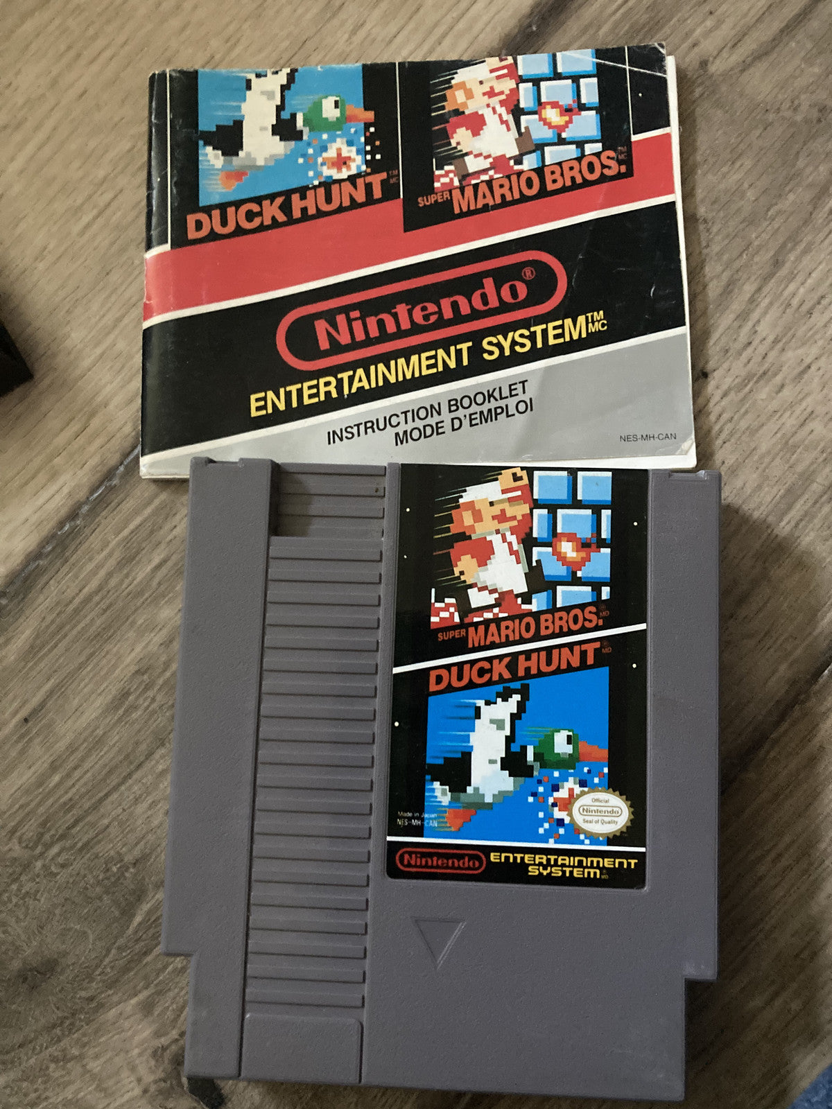 Super Mario Bros and Duck Hunt (NES, 1985) CART ONLY WITH MANUAL