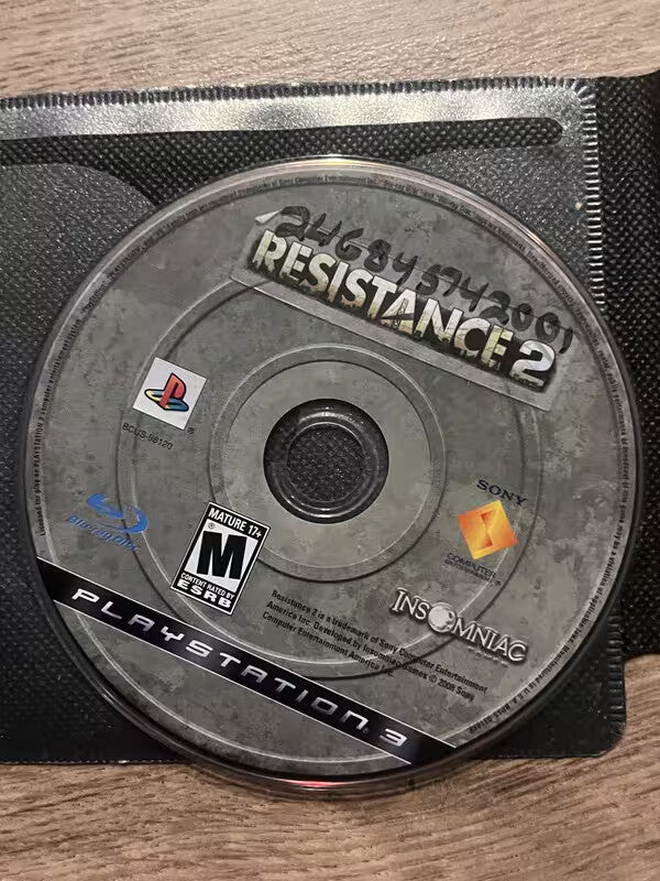 Resistance 2 (Sony Playstation 3, 2008) DISC ONLY