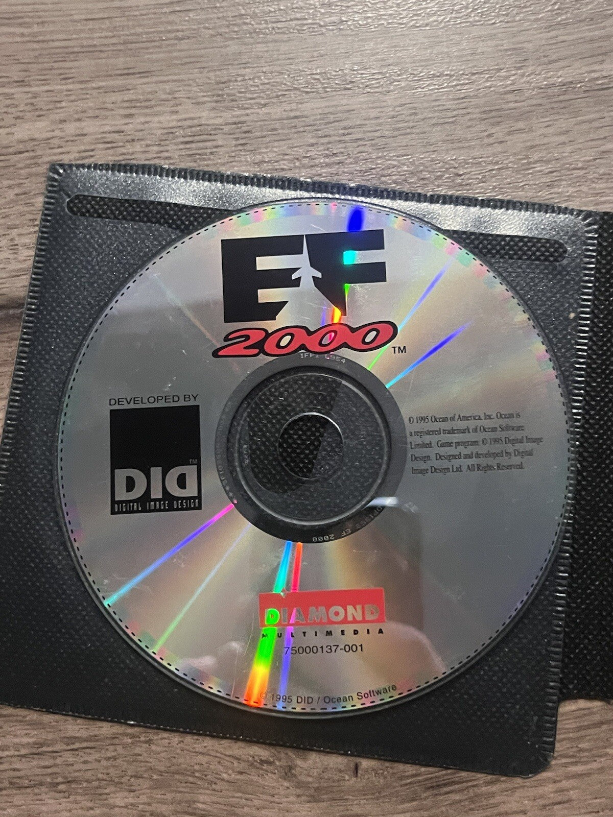 EF 2000: Ocean Software (PC CD-ROM, 1995) DISC ONLY