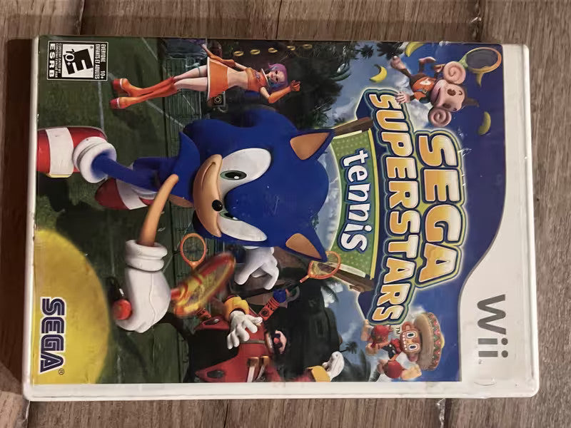 Sega Superstars Tennis (Nintendo Wii, 2008) NO MANUAL