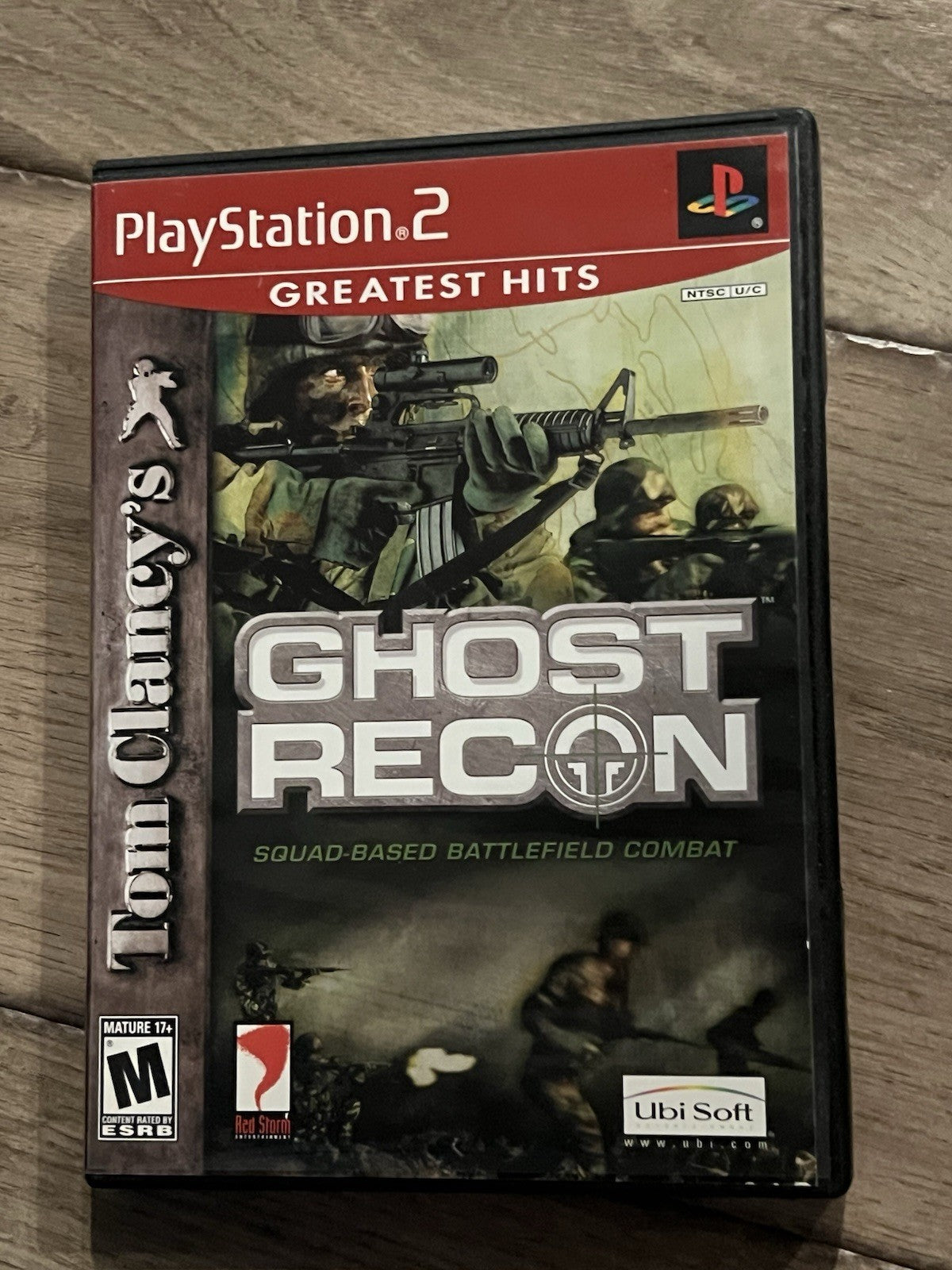 Tom Clancy's Ghost Recon: Greatest Hits (Sony PlayStation 2 PS2, 2002) NO MANUAL