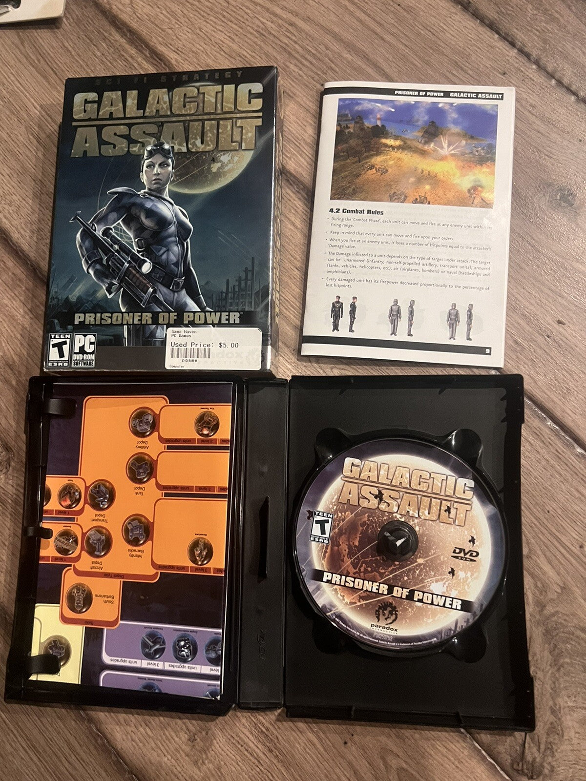Galactic Assault Prisoner of Power (PC DVD-ROM, 2007) CIB COMPLETE
