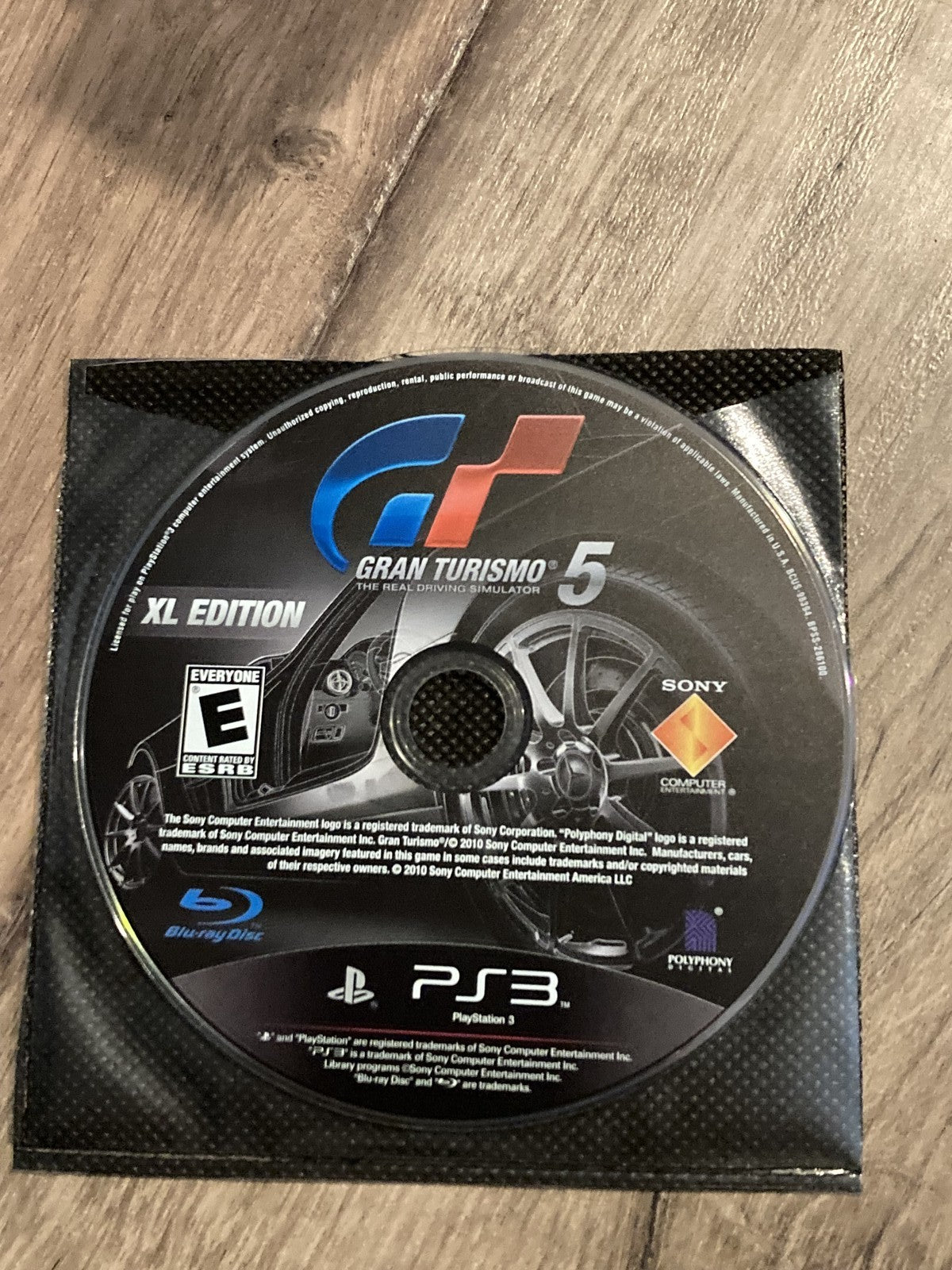 Gran Turismo 5: XL Edition (Sony Playstation 3 PS3, 2012) DISC ONLY