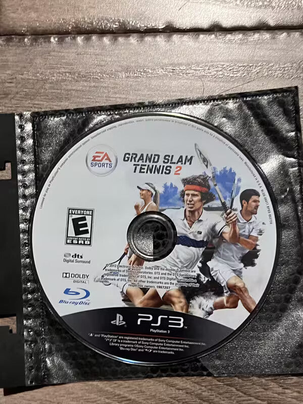 Grand Slam Tennis 2 (Sony Playstation 3, 2012) DISC ONLY