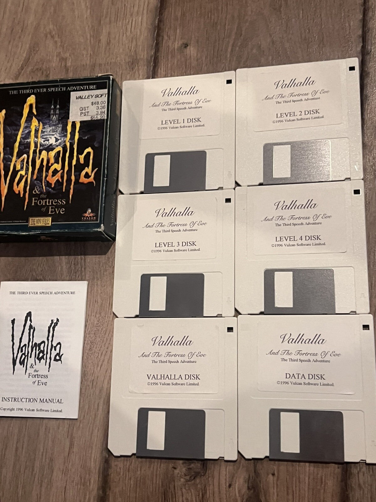 Valhalla & The Fortress of Eve: Vulcan Software (Commodore Amiga)