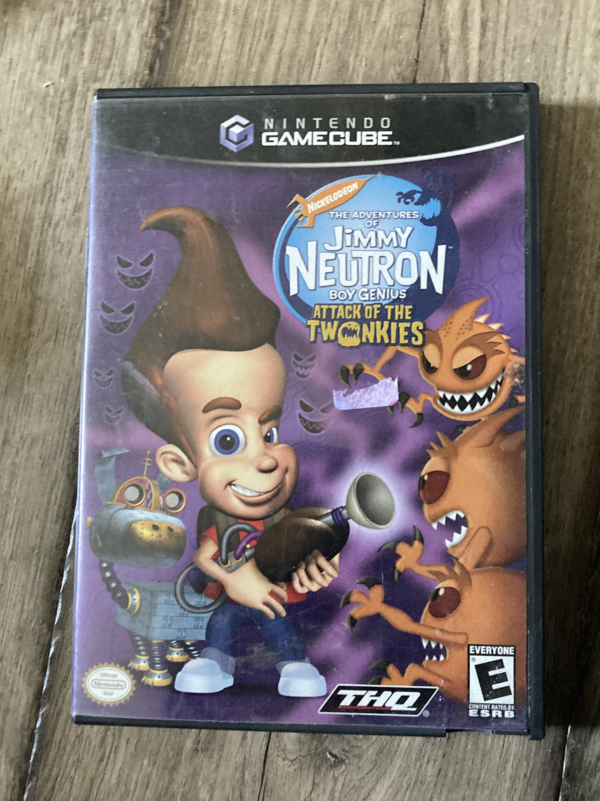 Jimmy Neutron Attack of the Twonkies (Nintendo Gamecube, 2004) CIB COMPLETE