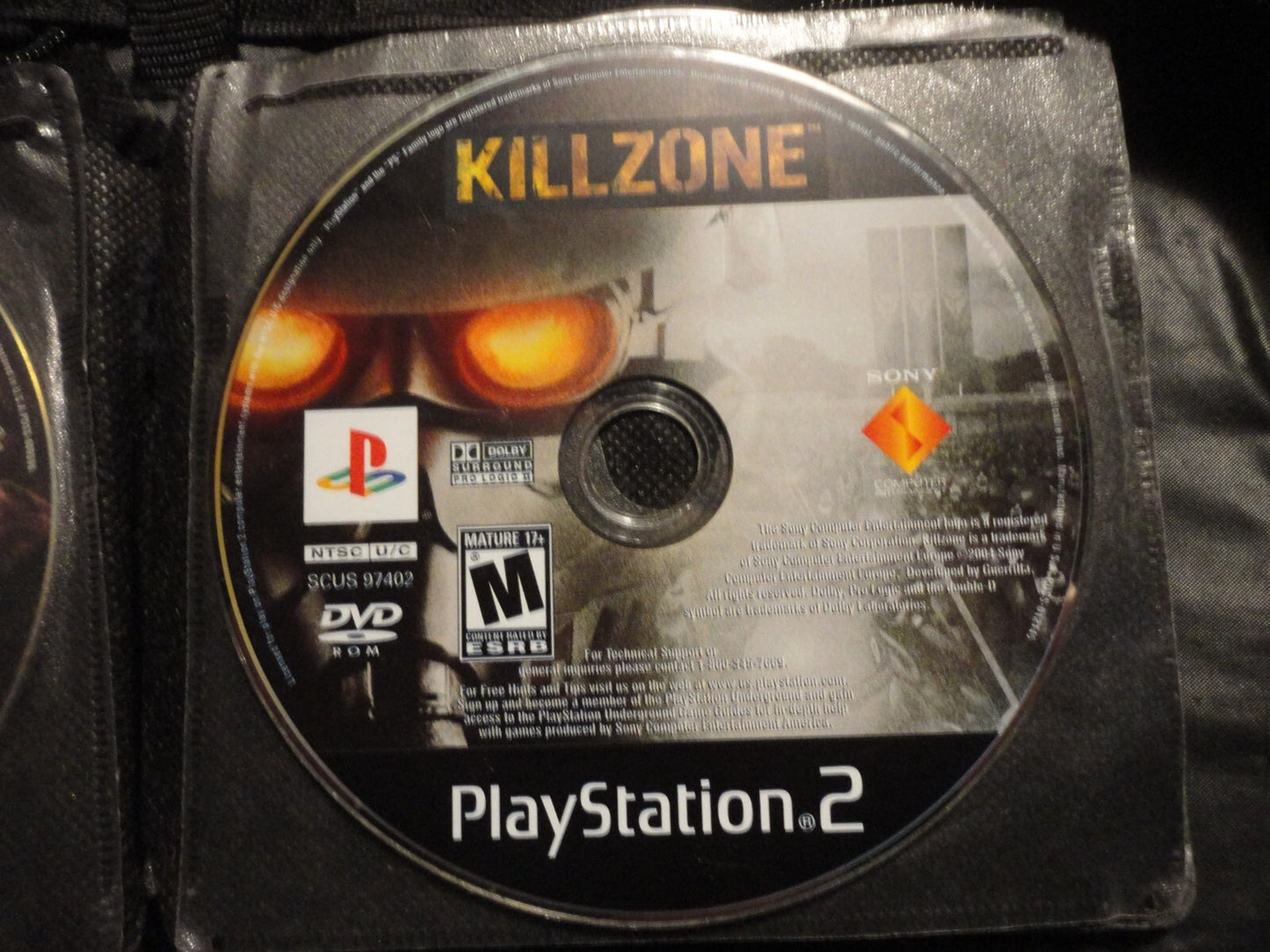 Killzone (Sony PlayStation 2, 2004) DISC ONLY