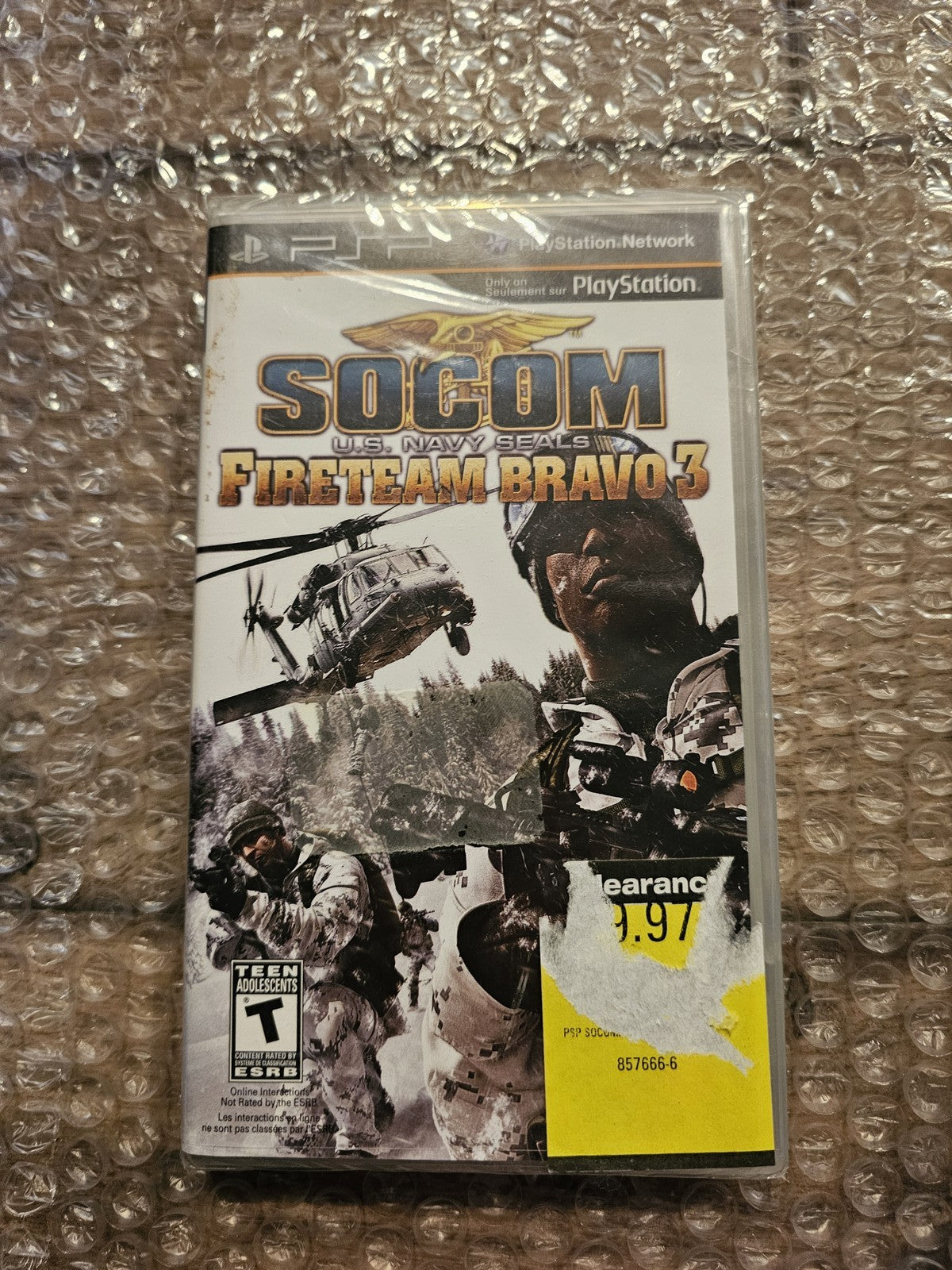 SOCOM US Navy Seals Fireteam Bravo (PSP Playstation Portable, 2005) NEW SEALED
