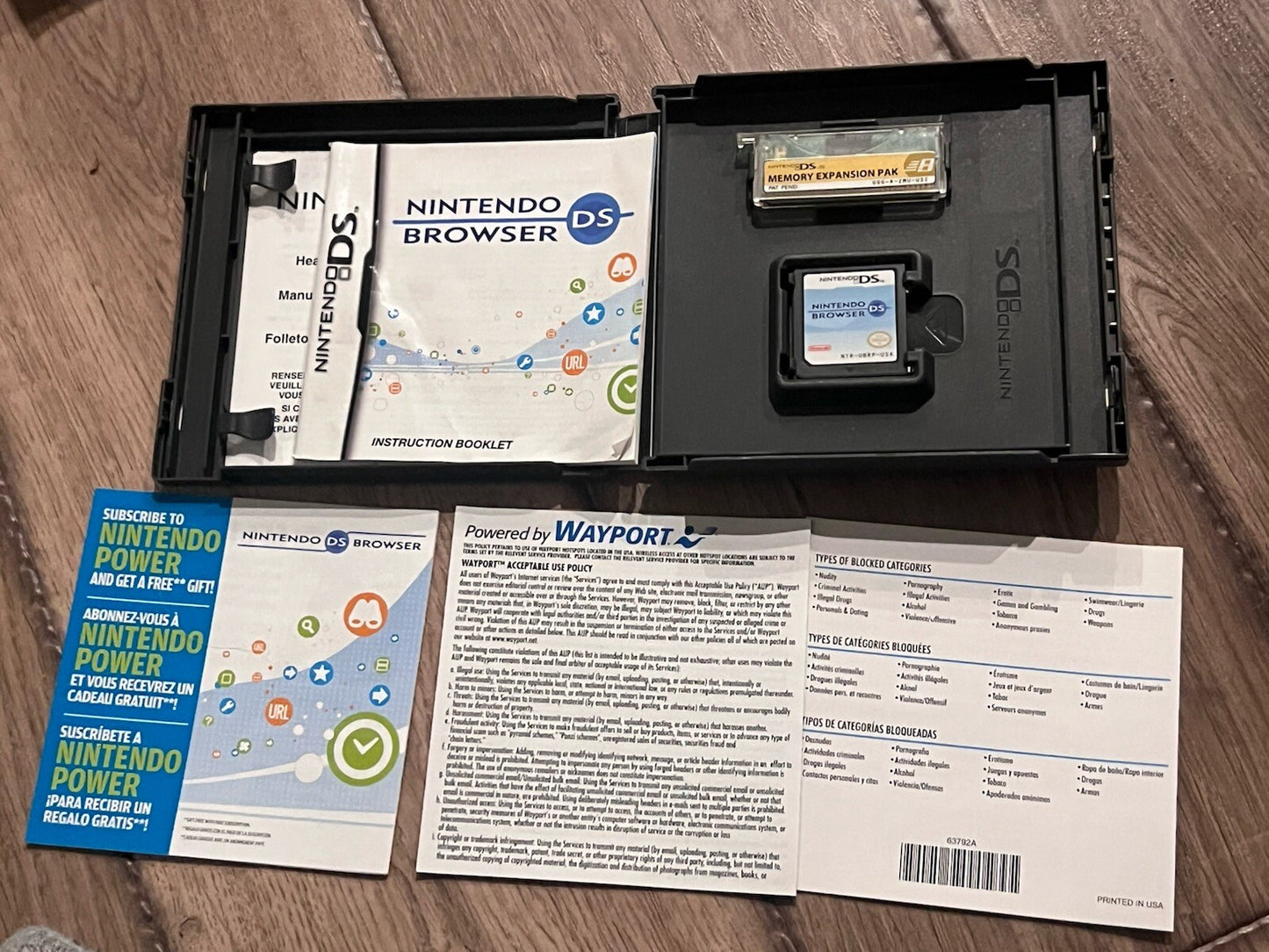 Nintendo DS Browser With Ram Expansion (Nintendo DS, 2007) CIB COMPLETE