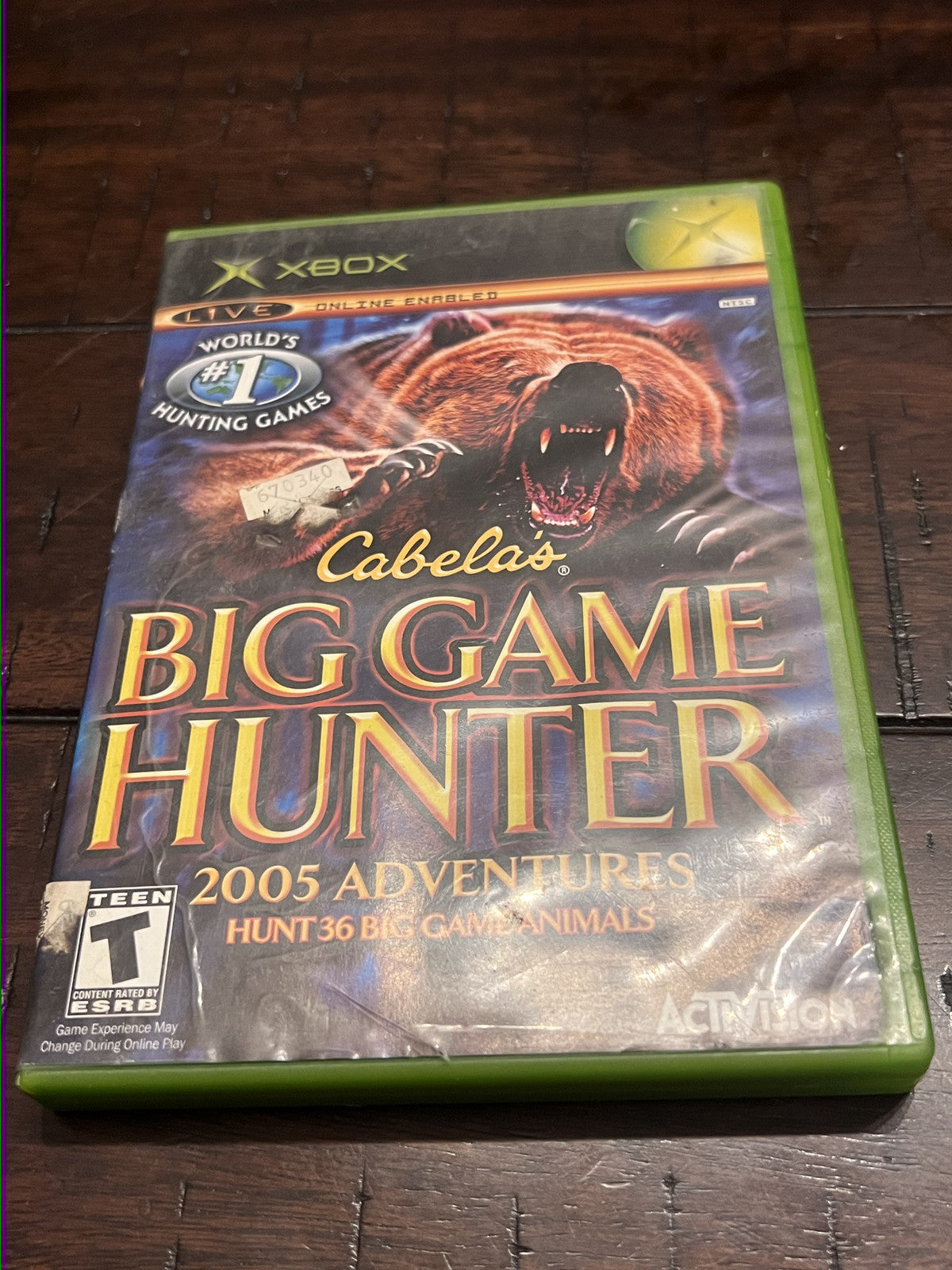 Cabela's Big Game Hunter 2005 Adventures (Microsoft Xbox, 2004) CIB COMPLETE