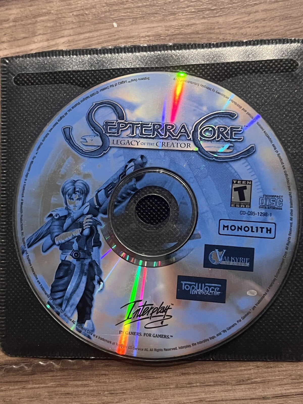 Septerra Core: Legacy of the Creator (PC CD-ROM, 1999) DISC ONLY