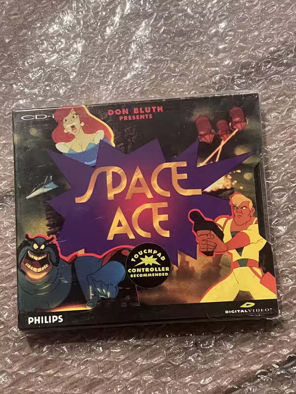 Space Ace (Philips CD-i, 1993) BRAND NEW SEALED WITH SLIP COVER