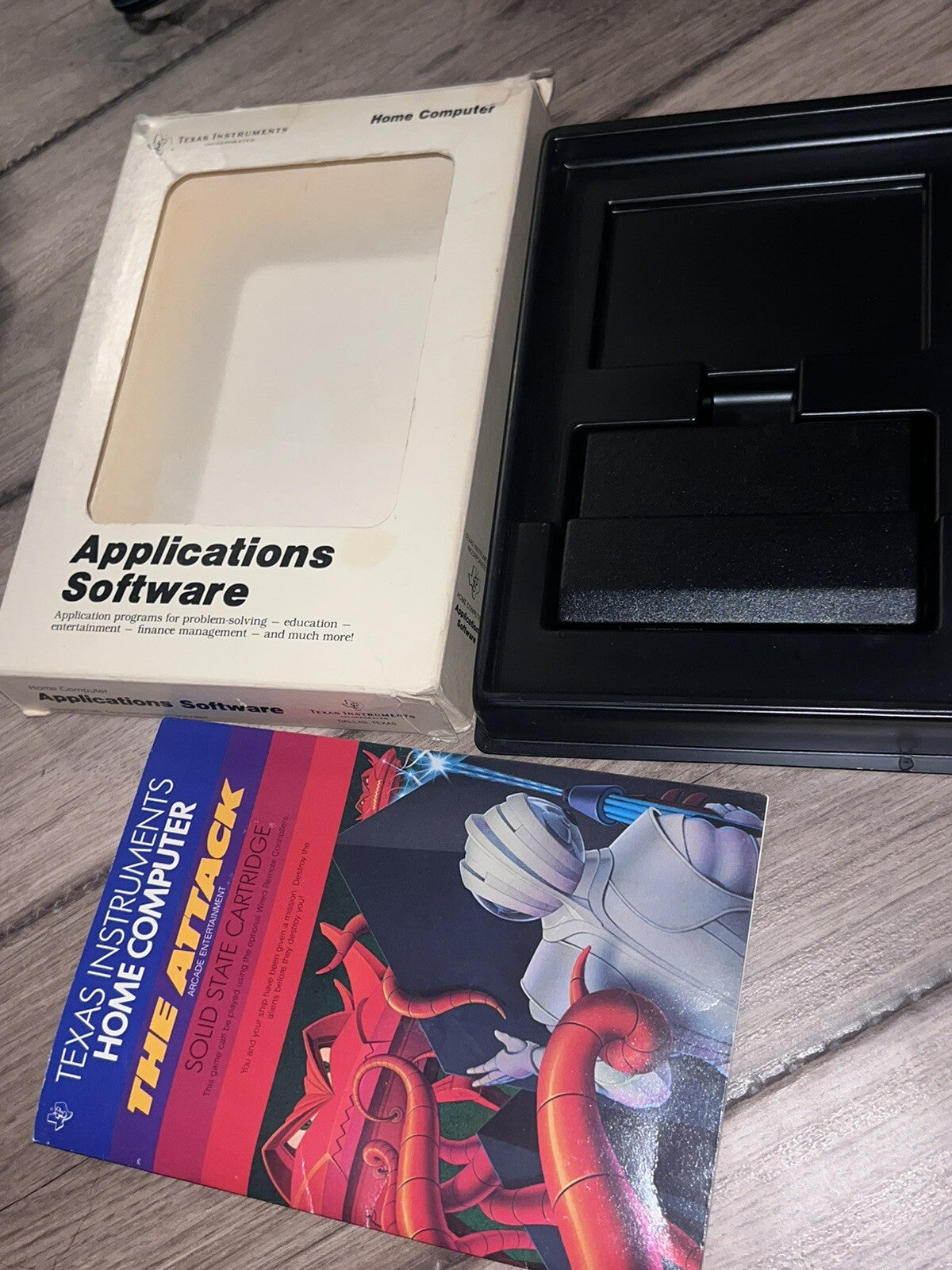 The Attack (TI-99/4a Texas Instruments Home Computer, 1980) CIB