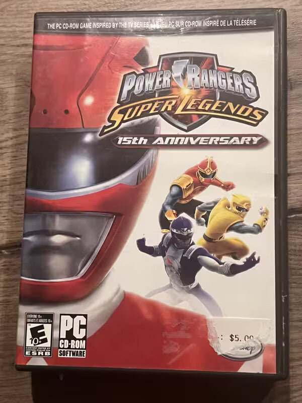 Power Rangers: Super Legends - 15th Anniversary (PC DVD-ROM, 2007) CIB