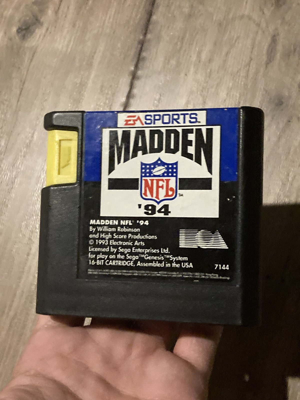 Madden NFL '94 (Sega Genesis, 1994) CART ONLY