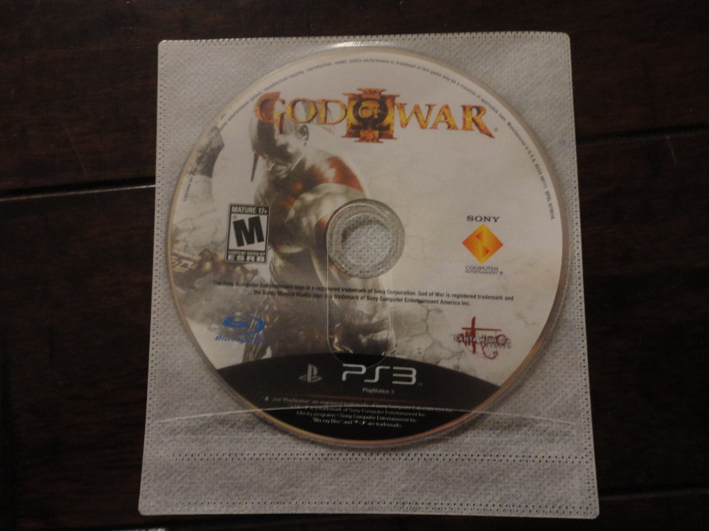 God of War III (Sony PlayStation 3, 2010) DISC ONLY