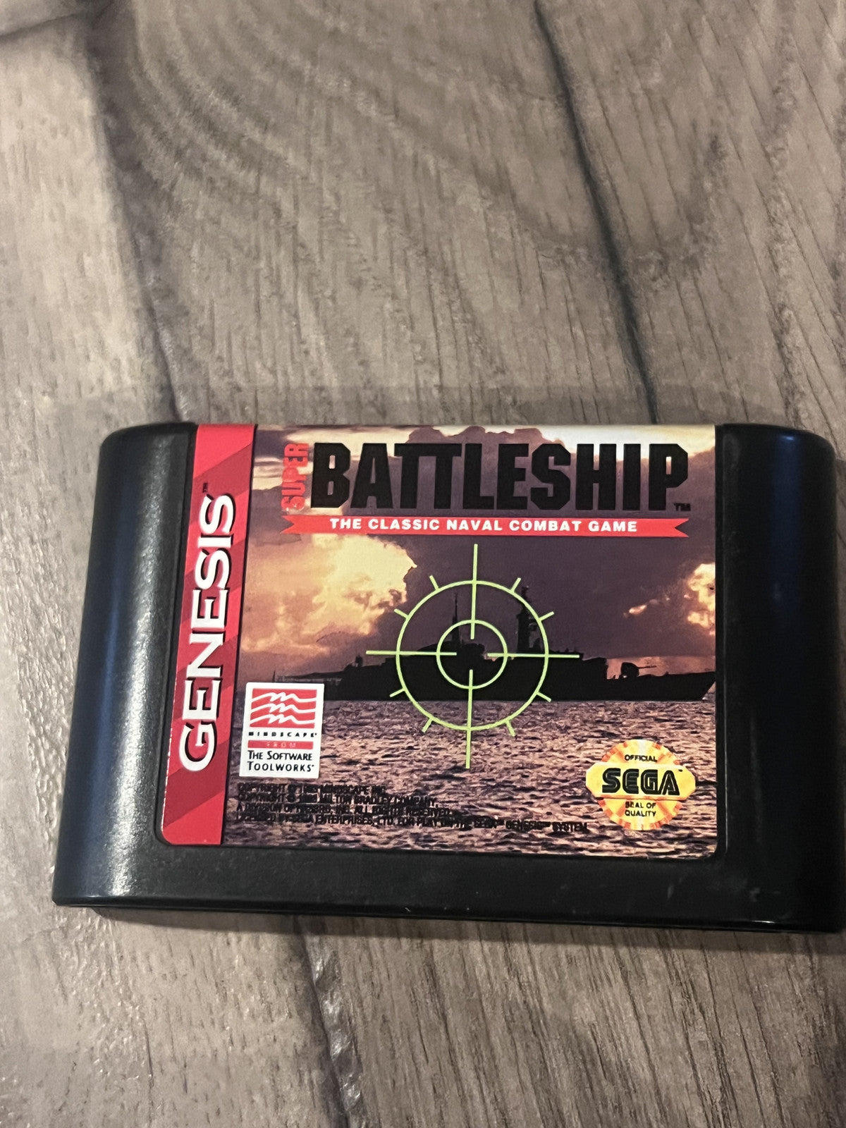Super Battleship (Sega Genesis, 1993) CART ONLY