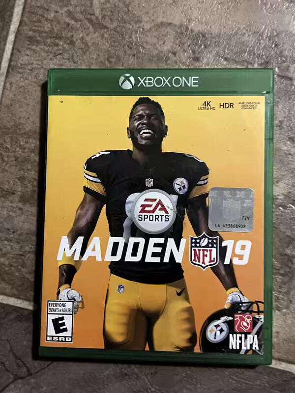 Madden NFL 19 (Microsoft Xbox One, 2018) NO MANUAL
