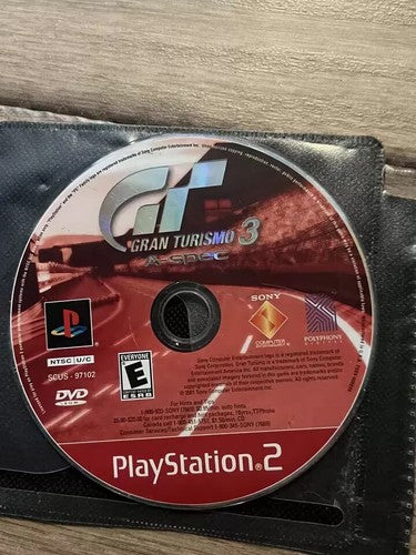Gran Turismo 3: Greatest Hits (Sony PlayStation 2, 2006) DISC ONLY