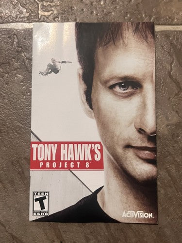 Tony Hawk's Project 8 (Sony Playstation 2 PS2, 2006) MANUAL ONLY