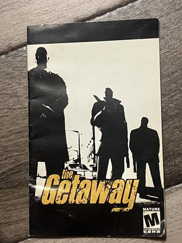 Getaway (Sony PlayStation 2, 2003) MANUAL ONLY
