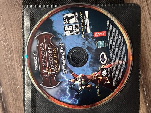 Dungeons and Dragons Online: Stormreach (PC CD-ROM, 2006) DISC 2 ONLY