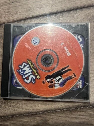 The Sims Superstar Expansion Pack (PC CD-ROM, 2003) NO ARTWORK
