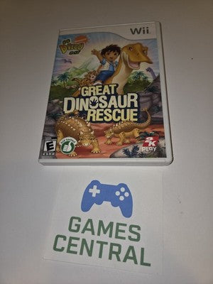 Go, Diego, Go: Great Dinosaur Rescue (Wii, 2008) CIB COMPLETE