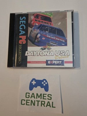 Daytona USA SEGA (PC CD-ROM, 1996) CIB COMPLETE NO BACK COVER