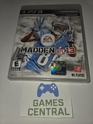 Madden NFL 13 (Sony Playstation 3, 2012) CIB COMPLETE