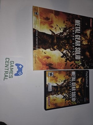Metal Gear Solid 3 Snake Eater (Playstation 2, 2004) CIB COMPLETE