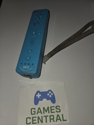 Nintendo Wii Remote Plus Blue Controller MotionPlus Tested Working
