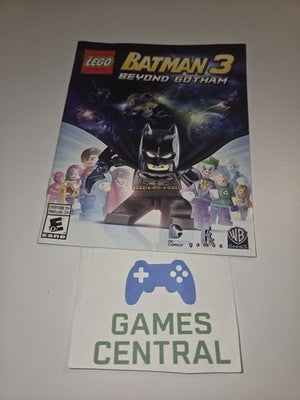 LEGO Batman 3: Beyond Gotham (Playstation 4, 2014) MANUAL ONLY