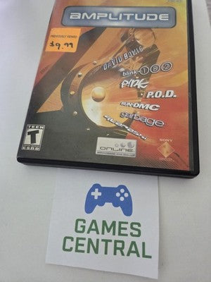 Amplitude (Sony PlayStation 2 PS2, 2003) CASE + MANUAL ONLY